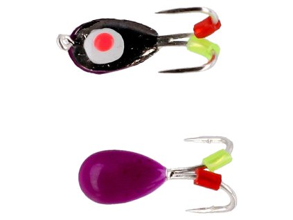 NÁSTRAHA - ICE BUG VEL. 4mm - FIALOVÁ /ČERNÝ - 4 ks