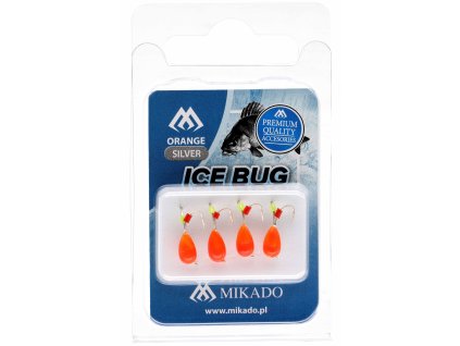 NÁSTRAHA - ICE BUG ORANŽOVY VEL. 4mm - ZLATÝ - 4 ks