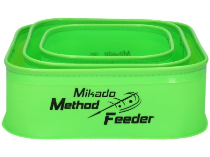 NÁDOBA EVA - METHOD FEEDER 007 SET - (18x18x8cm)1szt.+(22x22x8cm)1szt.+(26x26x8cm)1szt. - 1 ks
