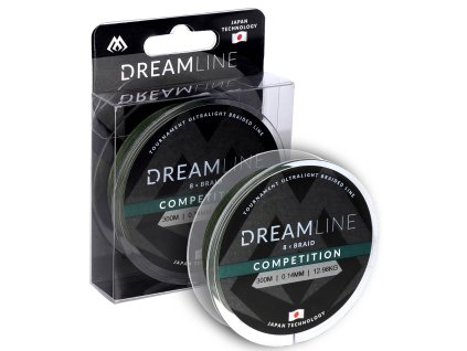 PLETENÁ ŠŇŮRA - DREAMLINE COMPETITION - 0.16mm/15.54kg/300m - ZELENÁ - 1 cívka