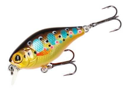 WOBLER FISHUNTER BOLD HEAD - 4cm/BROWN TROUT - PLOVOUCÍ - 1 ks