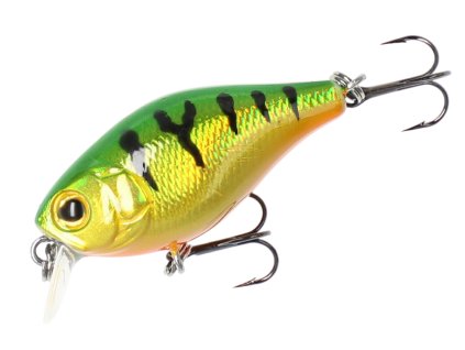 WOBLER FISHUNTER BOLD HEAD - 4cm/FIRETIGER - PLOVOUCÍ - 1 ks
