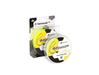 VLASEC - SENSUAL N.G. CARP 0.26mm/12kg/300m - ŽLUTÉ - 1 cívka