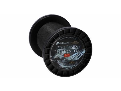 PLETENÁ ŠŇŮRA - NIHONTO FINE BRAID - 0.08mm/4.59kg/3000m - ZELENÁ - 1 cívka