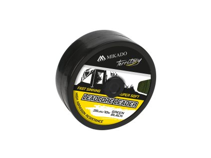 NÁVAZEC - LEADCORE LEADER 45lbs/10m - ČERNO-ZELENY - 1 ks