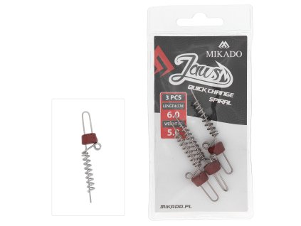 VRUT - NA NÁSTRAHY - JAWS QUICK CHANGE SPIRAL - 15gr - 6cm - 3 ks