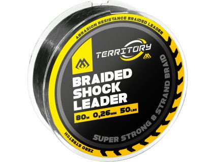 ŠOKOVÝ VLASEC - BRAIDED SHOCK LEADER 50lbs/0.26mm/80m - 1 ks