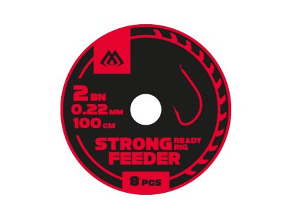 READY RIGS - STRONG FEEDER nr 2 BN / żyłka: 0.22mm/100cm - 10 pcs.