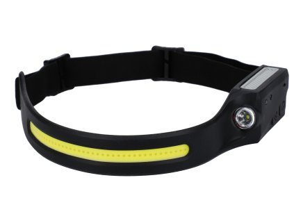 LIGHT - HEAD TORCH LED STRIP - 350 LUM + MOVE SENSOR - 1pcs.