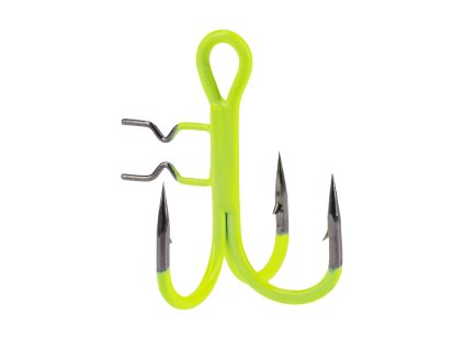 TROJHÁČKY - JAWS VERTICAL UV FLUO nr 2/0 - 4 ks
