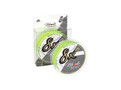 PLETENÁ ŠŇŮRA - NIHONTO OCTA BRAID - 0.06mm/4.15kg/150m - FLUO - 1 cívka