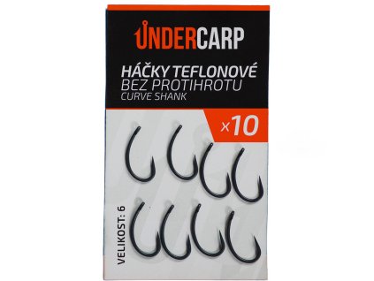 Háčky teflonové bez protihrotu CURVE SHANK - 6
