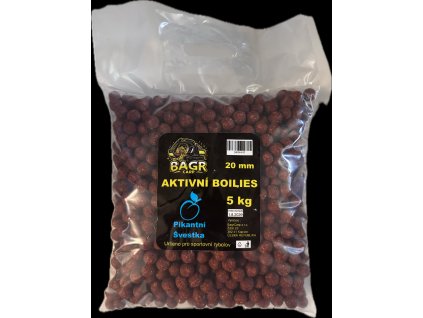 Aktivní Boilies - PIKANTNÍ ŠVESTKA - 20 mm 5 Kg