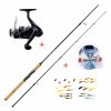 Mistrall přívlačový set s gumovými nástrahami (prut LAMBERTA XR SPIN 2,70m 5-20g)