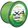 Mistrall šňůra Shiro braided line carp X4 0,21mm 300m zelená