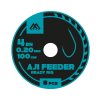READY RIGS - AJI FEEDER nr 4 BN / żyłka: 0.20mm/100cm - 8 pcs.