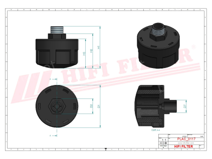 rozměry filtru FS 204