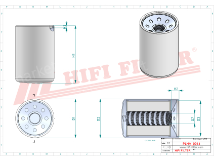 rozměry filtru SH 56217