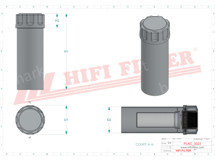 rozměry filtru TCO 500/2