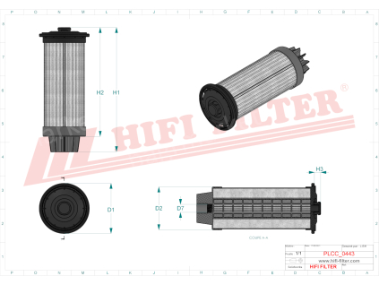 rozměry filtru SN 40858