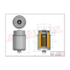 rozměry filtru SN 70214