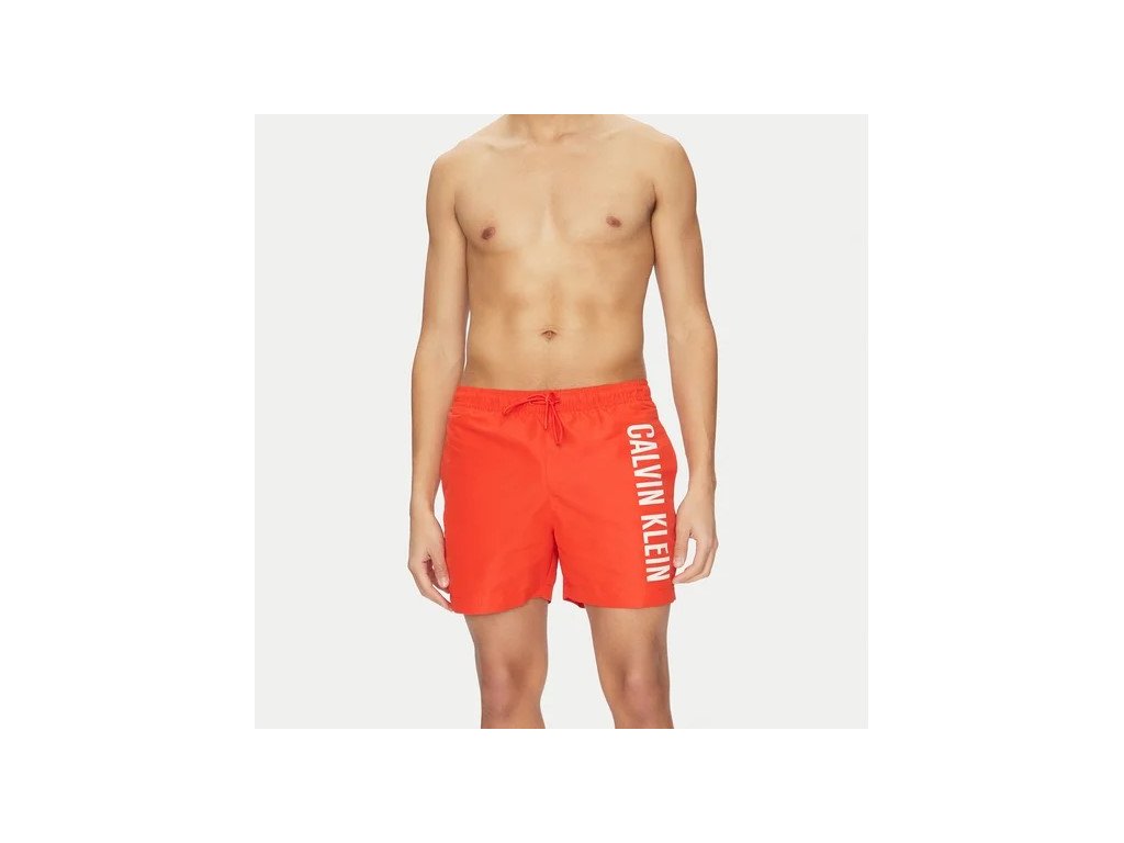 Calvin Klein,Plavecké šortky KM0KM01092 Coral Regular Fit