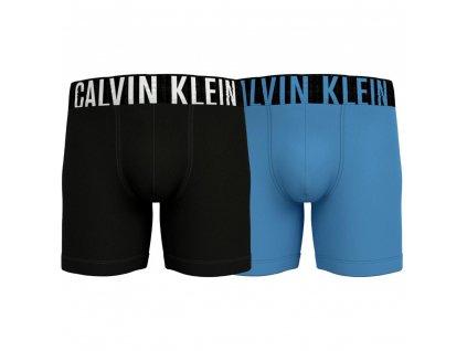 calvin klein intense power cotton boxer brief 2 pack black signature blue p4391 18131 image