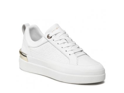 sneakersy tommy hilfiger lux court sneaker monogram fw0fw07808 white ybs 0000303748784
