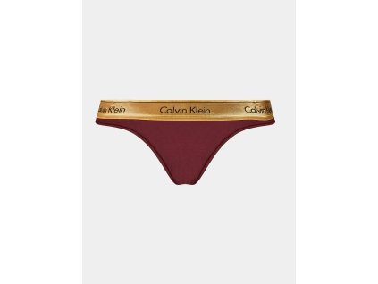 calvin klein underwear brazilske nohavicky 000qf7452e bordova 0000302804900