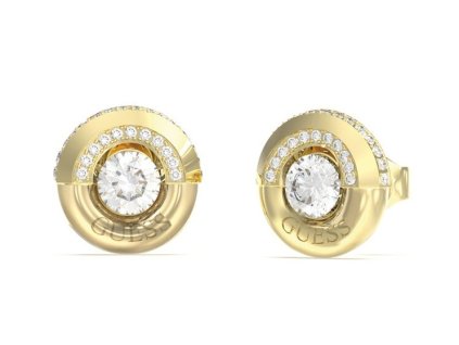 guess modni pozlacene nausnice se zirkonem perfect jube05380jwygt u 15010079120056