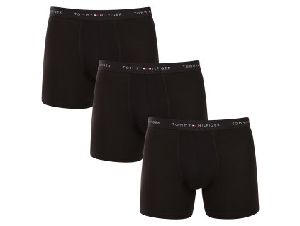 3pack panske boxerky tommy hilfiger cierne um0um03696 0xk