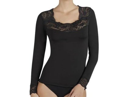 12,75€ camisetainterior termica ysabelmora puntilla negra