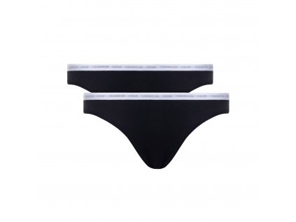 calvin klein underwear suprava 2 kusov klasickych nohaviciek 000qd3789e cierna