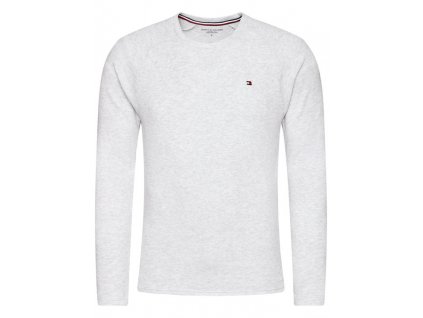 tommy hilfiger sveter thermal um0um02037 siva regular fit