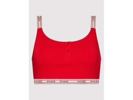 guess podprsenkovy top abbie o1bc10 jr06p cervena