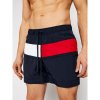 tommy hilfiger plavecke sortky medium drawstring um0um02055 tmavomodra regular fit