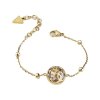 guess Gold 4g Logo Boule Jubb01394jwygs Bracelet