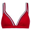 tommy hilfiger triangle rp bikini top primary red uw0uw04101 xlg