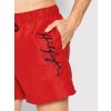 tommy hilfiger plavecke sortky medium um0um02299 cervena regular fit (3)