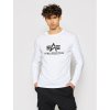 alpha industries s dlhymi rukavmi basic t 100510 biela regular fit