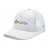 zbrojownia pl czapka alpha industries alpha label trucker cap 106901 09 biala 4 top