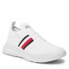 sneakersy tommy hilfiger modern runner knit stripes ess fm0fm04798 white ybs 0000303286835