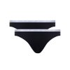 calvin klein underwear suprava 2 kusov klasickych nohaviciek 000qd3789e cierna
