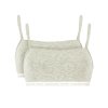 calvin klein underwear suprava 2 podprseniek bra top 000qf6040e siva