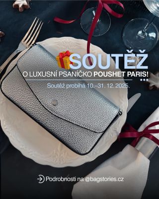 ✨ SOUTĚŽ O LUXUSNÍ PSANÍČKO POUSHET PARIS! ✨ Psaníčko, které rozzáří každý outfit a dodá ti pocit výjimečnosti. 💫 🗓 Soutěž...