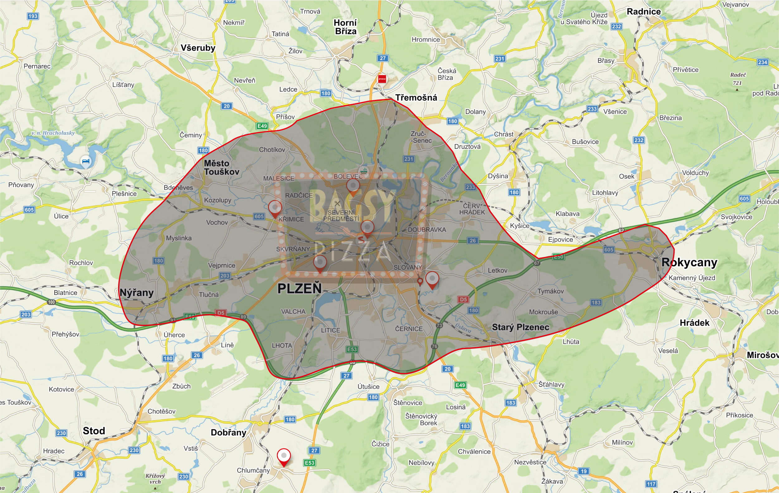 Mapa-Plzen_Bagsy-pizza