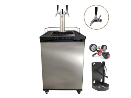 KL15080 kegerator series x kegland lednice na sudy piva 3 kohout intertap kegbox.4 redukcni ventil