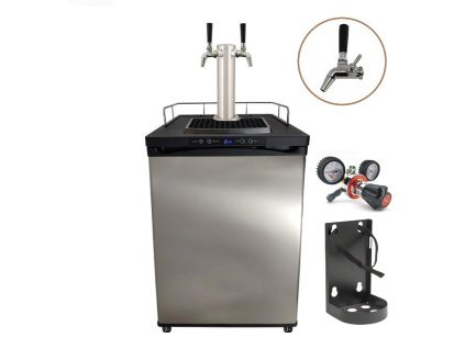 KL15080 kegerator series x kegland lednice na sudy piva 2 kohout intertap kegbox.4 redukcni ventil