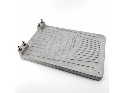 kl04701 cast aluminium cold plate 2 circuit angle
