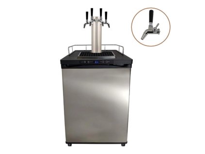 KL15080 kegerator series x kegland lednice na sudy piva 4 kohout intertap kegbox.4